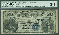 Ashtabula, OH, Ch.5075, 1882VB $20, 7870, PMG-30(200).jpg